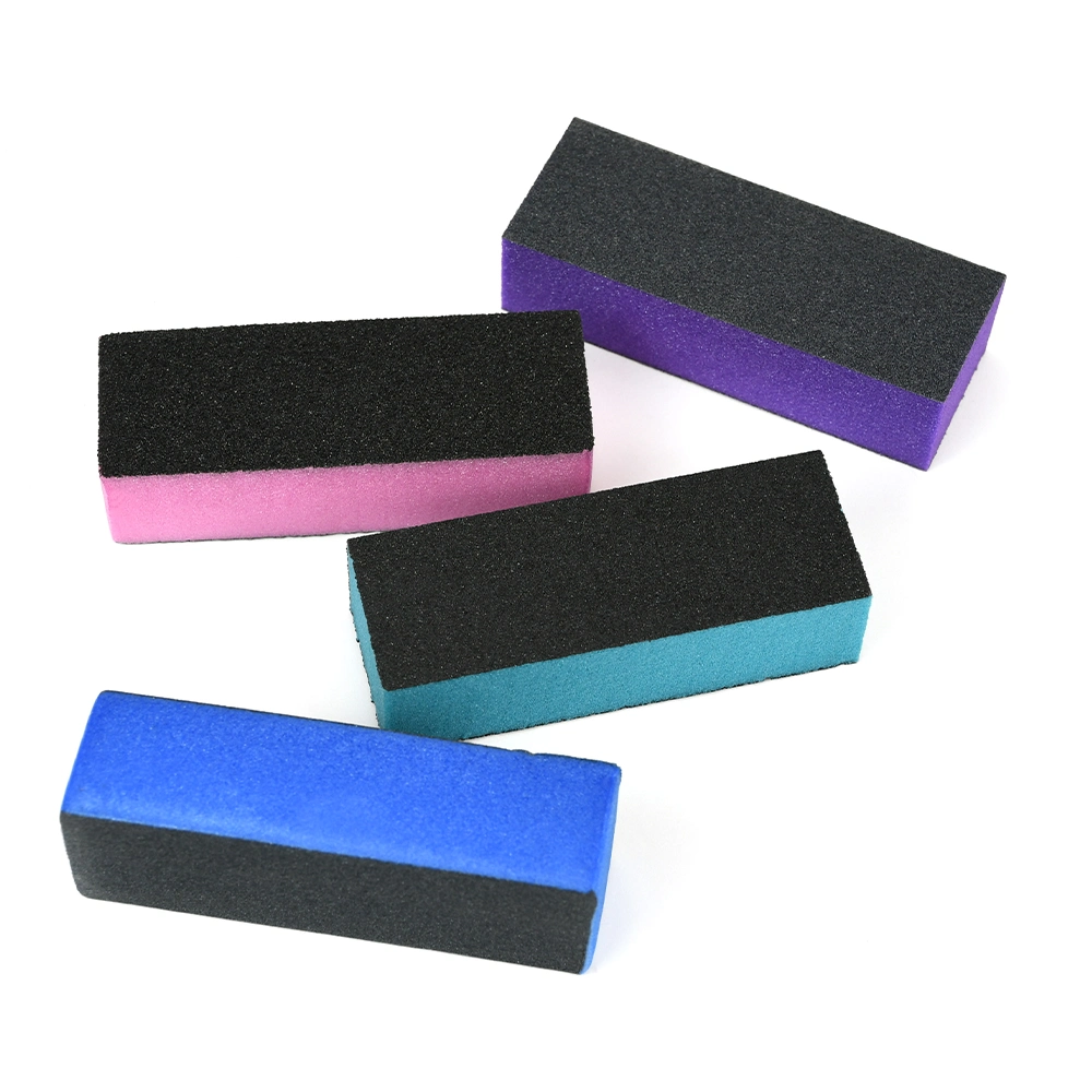 Wholesale China Mixed Color Custom Disposable Nail Buffers File Manicure Set Sponge