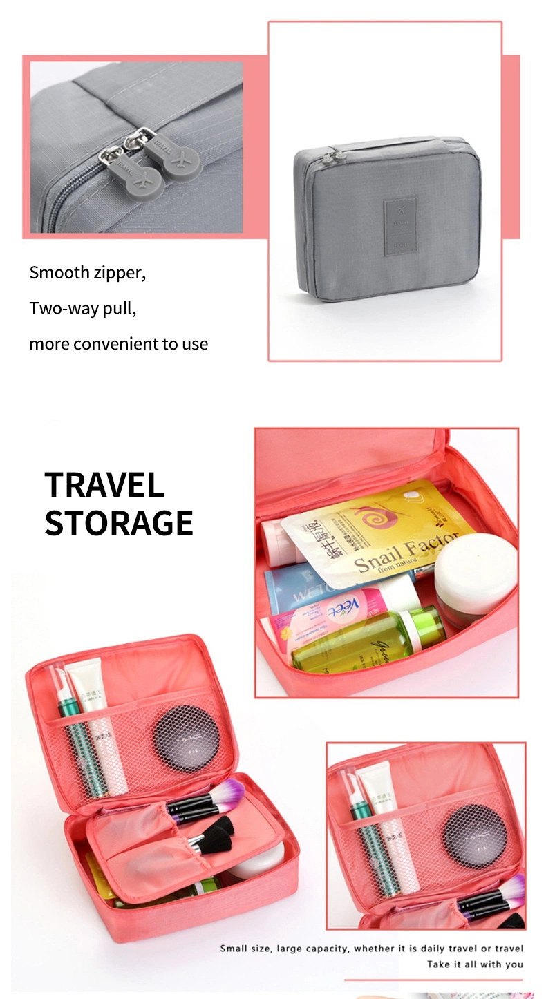 Portable Women Storage Bag Cosmetic Clothes Shoe Travel Organizer Toiletry Kit Pouch Makeup Zipper Packs Accessories Supplies