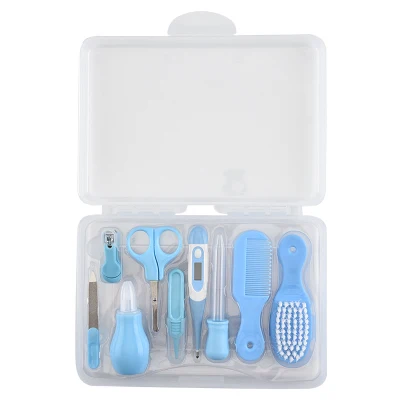 Kit per la salute del bambino Set manicure per neonato in scatola di plastica